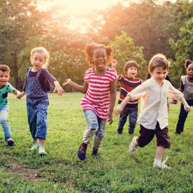 Children Running