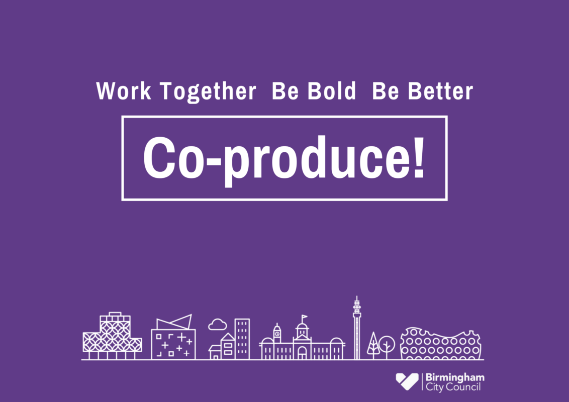 Co-production logo.