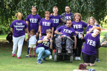 A group photo of the Youth Empowerment Squad (YES)