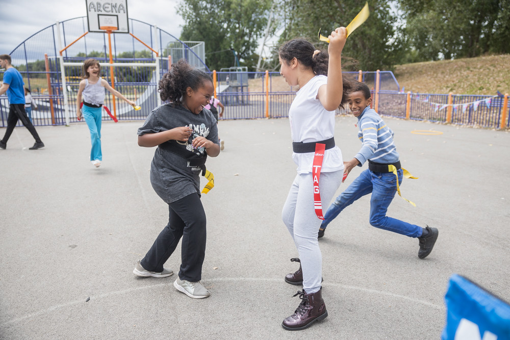 Photo of children playing