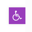 Button for the accessibility settings