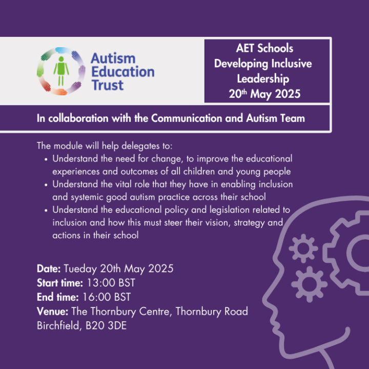 AET Schools Developing Inclusive Leadership Tuesday 20th May 2025