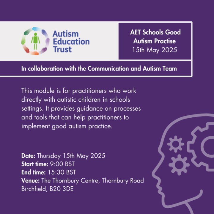 AET Schools Good Autism Practice Thursday 15th May 2025