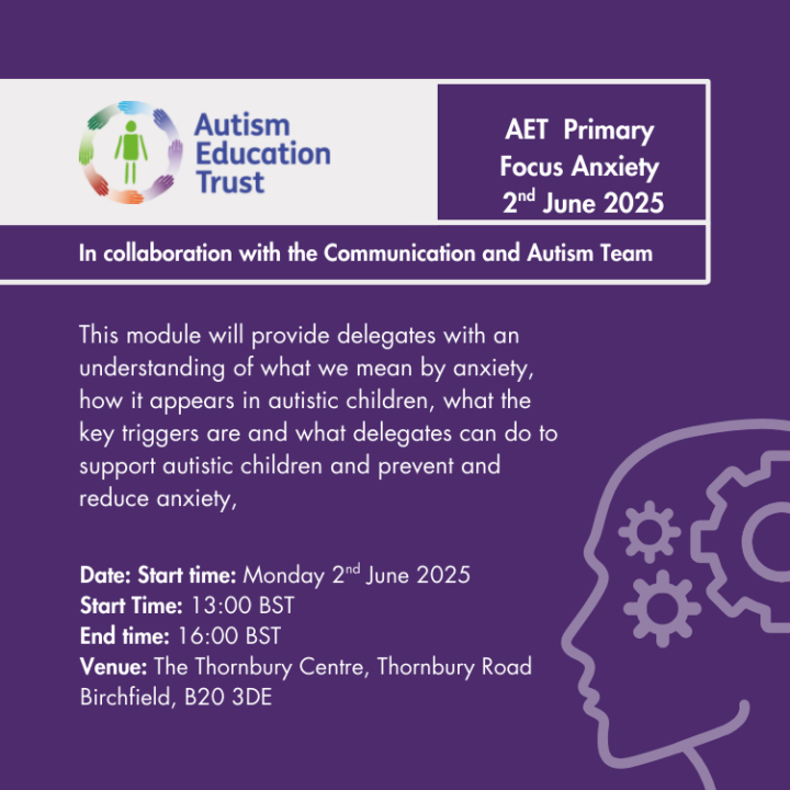 AET Primary Focus Anxiety Monday 2nd June 2025