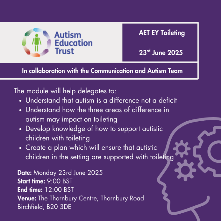AET | Early Years Toileting Monday 23rd June 2025