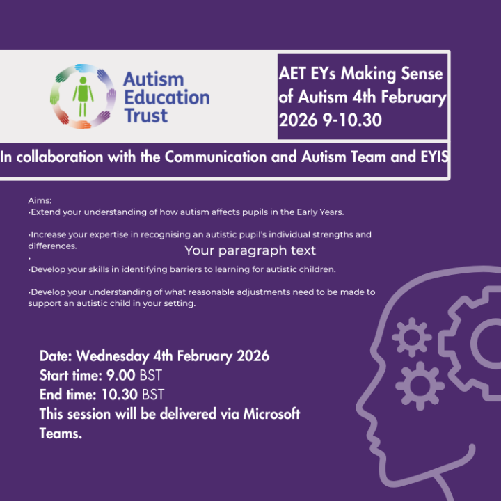 AET | FREE EYS Making Sense of Autism Wednesday 4th February 2026 9am