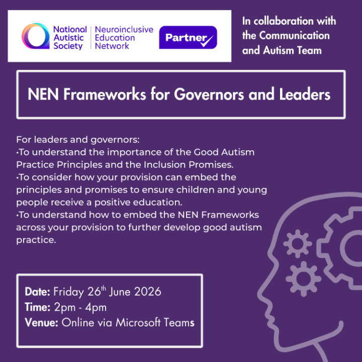 NEN Frameworks for Governors and Leaders Friday 26th June 2026