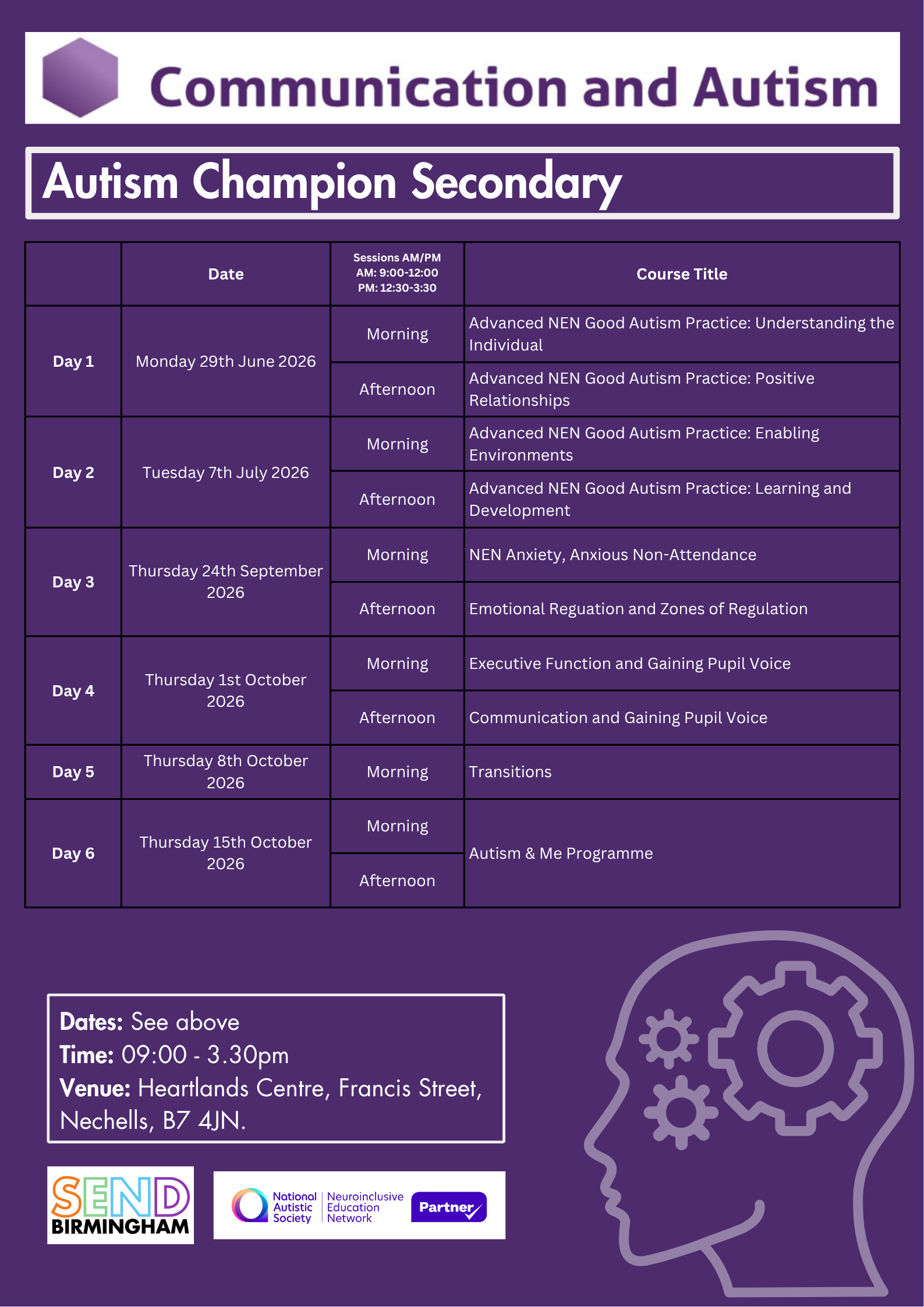 Autism Champion Secondary - Pilot (Invitation Only)